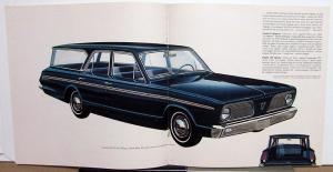 1966 Plymouth Valiant 100 200 Signet Dealer Color Large Sales Brochure Original