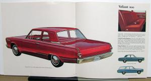 1966 Plymouth Valiant 100 200 Signet Dealer Color Large Sales Brochure Original