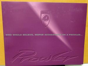 1997-1998 Plymouth Prowler Dealer Accessories Brochure Catalog Folder Large