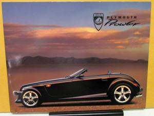 1999 Plymouth Prowler Dealer Large Prestige Color Brochure Folder