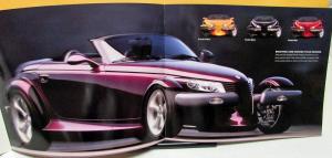 1999 Plymouth Prowler Dealer Large Prestige Color Brochure Folder