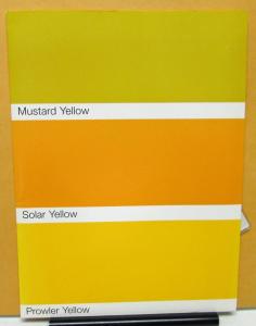 1999 Plymouth Prowler Press Kit Media Release Yellow But Not Mellow
