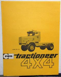 1973 FWD Truck Tractioneer Series 4x4 Sales Folder