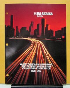 1991 Hendrickson Truck HA Series Air Ride Sale Brochure