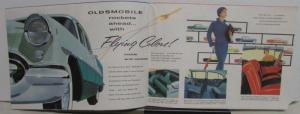 1955 Oldsmobile Dealer Color Sales Brochure Folder Large Rocket 88 98
