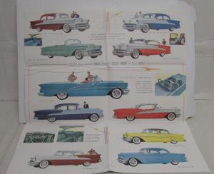 1955 Oldsmobile Dealer Color Sales Brochure Folder Large Rocket 88 98