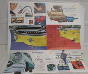 1955 Oldsmobile Dealer Color Sales Brochure Folder Large Rocket 88 98