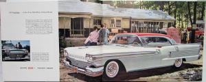 1958 Oldsmobile Dealer Color Prestige Sales Brochure Large Super Dynamic 88 98