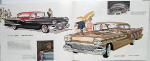 1958 Oldsmobile Dealer Color Prestige Sales Brochure Large Super Dynamic 88 98