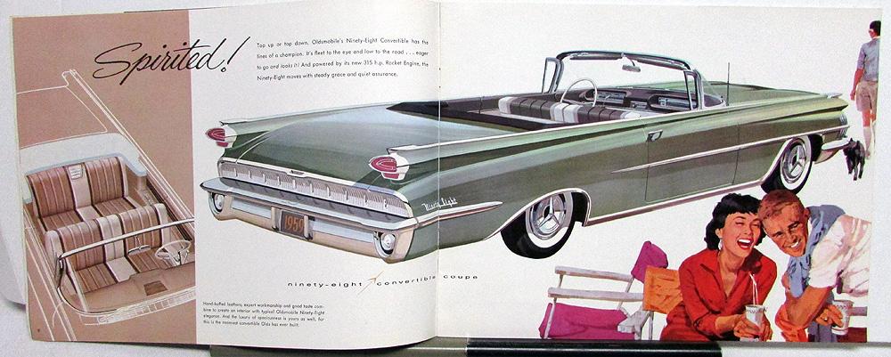 1959 Oldsmobile Dealer Color Prestige Sales Brochure Large