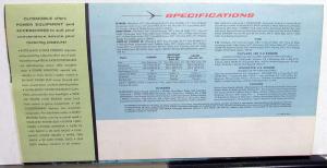 1962 Oldsmobile Dealer Color Sales Brochure Large Folder 98 88 F-85 Starfire