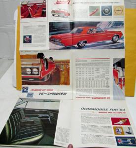 1964 Olds 98 Starfire Super 88 Dymanic 88 Jetstar I & 88 F85 Sales Folder Large