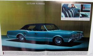 1966 Oldsmobile Dealer Prestige Sales Brochure Toronado 98 88 442 Cutlass F-85