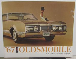1967 Oldsmobile Dealer Prestige Sales Brochure Toronado 98 88 442 Cutlass F-85