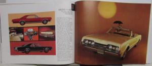 1967 Oldsmobile Dealer Prestige Sales Brochure Toronado 98 88 442 Cutlass F-85