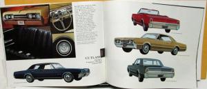 1967 Oldsmobile Dealer Prestige Sales Brochure Toronado 98 88 442 Cutlass F-85