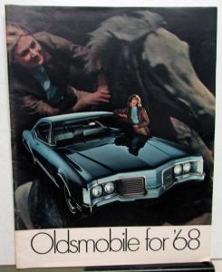 1968 Oldsmobile Dealer Prestige Sales Brochure Toronado 98 88 442 Cutlass F-85