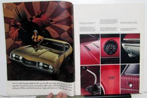 1968 Oldsmobile Dealer Prestige Sales Brochure Toronado 98 88 442 Cutlass F-85