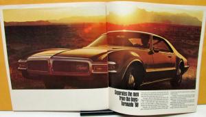 1968 Oldsmobile Dealer Brochure Important Sporting Events 442 Cutlass Toronado
