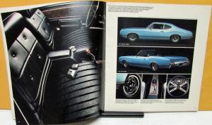 1970 Oldsmobile Dealer Large Brochure Escape Machine 442 Cutlass Toronado 98 88