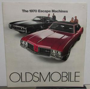 1970 Oldsmobile Dealer Brochure Escape Machines 442 Cutlass Toronado 98 88 F-85