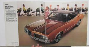 1970 Oldsmobile Dealer Brochure Escape Machines 442 Cutlass Toronado 98 88 F-85