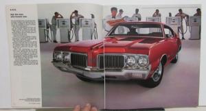 1970 Oldsmobile Dealer Brochure Escape Machines 442 Cutlass Toronado 98 88 F-85