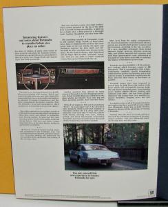 1970 Oldsmobile Dealer Prestige Sales Brochure Toronado Color Large