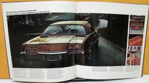1971 Oldsmobile Toronado Dealer Prestige Sales Brochure Large Color
