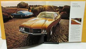 1971 Oldsmobile Dealer Large Color Sales Brochure Toronado 98 88 442 Cutlass