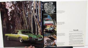 1972 Oldsmobile Dealer Color Sales Brochure Toronado 98 88 Cutlass Wagon 442