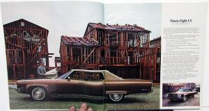 1972 Oldsmobile Dealer Color Sales Brochure Toronado 98 88 Cutlass Wagon 442