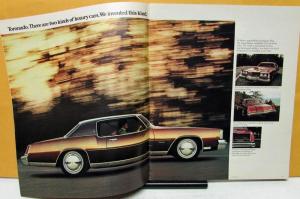 1973 Oldsmobile Dealer Color Sales Brochure Large 98 88 Toronado Cutlass