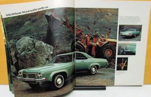 1973 Oldsmobile Dealer Color Sales Brochure Large 98 88 Toronado Cutlass