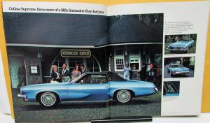 1973 Oldsmobile Dealer Color Sales Brochure Large 98 88 Toronado Cutlass