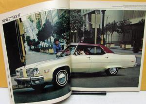 1974 Oldsmobile Dealer Prestige Sales Brochure Toronado 98 88 Cutlass Wagon