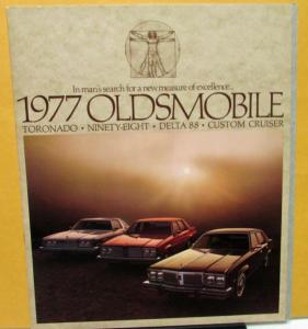 1977 Oldsmobile Dealer Prestige Sales Brochure Toronado 98 Delta 88 Wagon