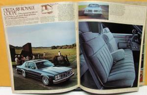 1977 Oldsmobile Dealer Prestige Sales Brochure Toronado 98 Delta 88 Wagon
