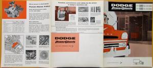 1957 Dodge 800 900 Heavy Duty Truck Models Sales Folder Original