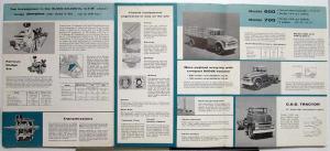 1957 Dodge 600 & 700 Truck Models Power Giants Stake Tractor COE Sales Folder