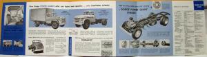 1958 Dodge D & C 600 700 Tractor Chassis Cab COE Truck Models Sale Folder Orig