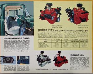 1959 Dodge Truck Models 400 500 Stakes Tractors COEs Color Sales Folder Original