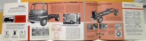 1959 Dodge Forward Control Truck Models P300 & P400 Color Sales Folder Original