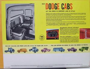 1960 Dodge High Ton Diesel Truck 4x2 Series KC NC 6x4 Series KCT NCT Brochure