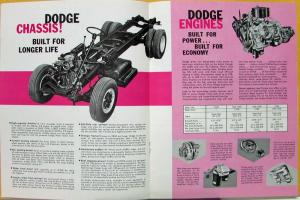 1961 Dodge High Ton Gas Trucks 4x2 C800 900 1000 6x4 CT700 800 900 Sale Brochure