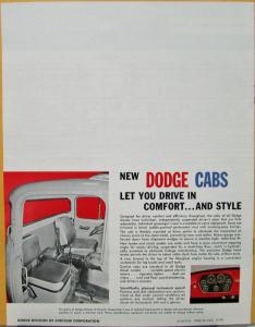 1961 Dodge Diesel Hign Ton Truck Series KC NC KCT & NCT Sales Brochure Original