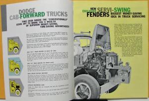 1961 Dodge Diesel Hign Ton Truck Series KC NC KCT & NCT Sales Brochure Original