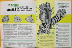 1961 Dodge Diesel Hign Ton Truck Series KC NC KCT & NCT Sales Brochure Original