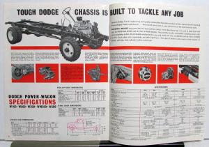 1962 Dodge 4WD Pickup Truck Model W100 W200 W300 WM300 W500 Wagon Sales Brochure