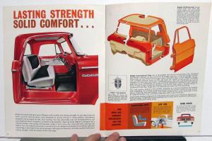 1962 Dodge Low Ton Truck Model D100 200 300 Pickup Panel Sales Brochure R 12-61